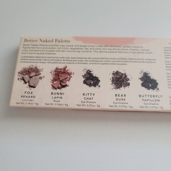 100% Pure Fruit Pigmented Makeup Palette BETTER NAKED New UNSEALED - Picture 4 of 9